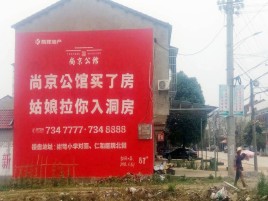 广南墙体广告在乡镇、农村市场的媒体优势