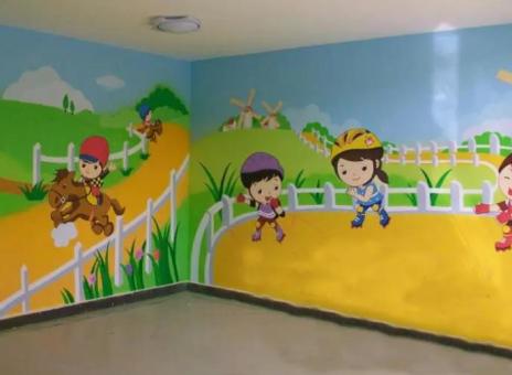 广南幼儿园墙体彩绘制作流程及注意事项
